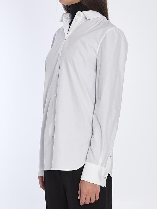 The Row THE ROW Women Shirts 7504 WHITE Size M / US 6-8 / IT 42-44 - 2 Thumbnail