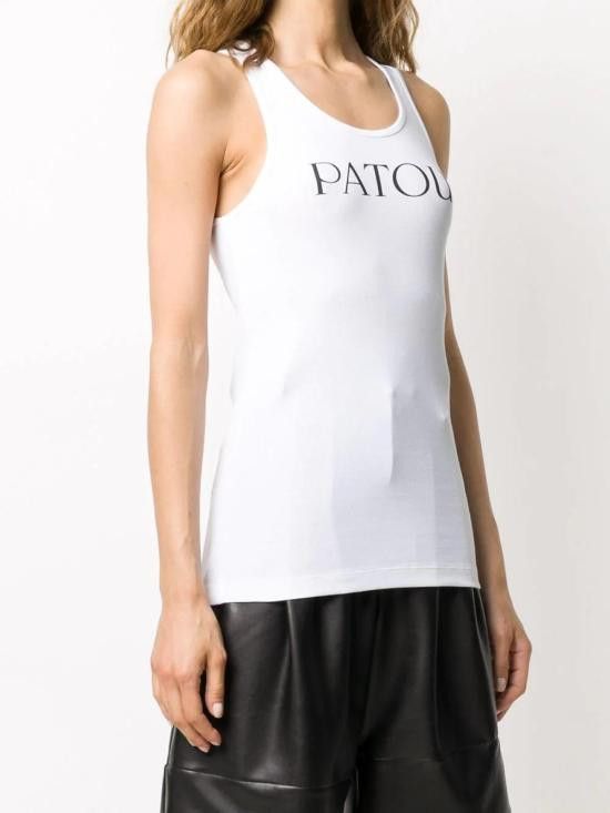 Patou PATOU Women Tops JE0159994 001W WHITE Size XS / US 0-2 / IT 36-38 - 4 Thumbnail