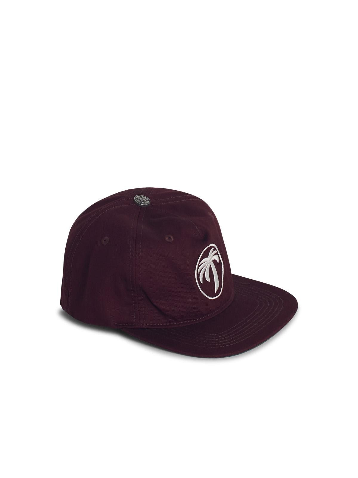 Palm Angels PALM ANGELS Oval' Burgundy Cotton Cap Size ONE SIZE - 2 Thumbnail