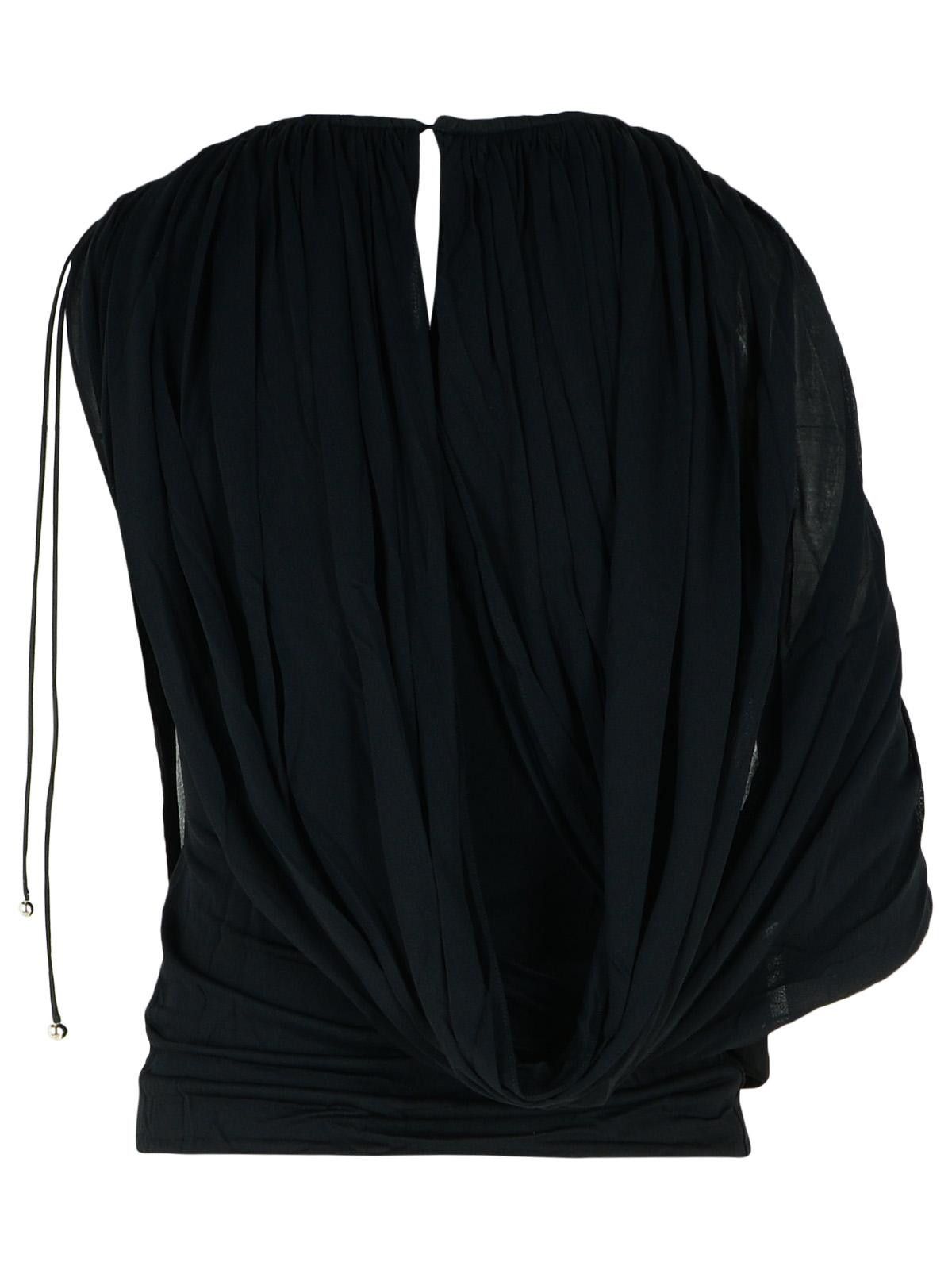 Lanvin LANVIN 'Draped' Viscose Blend Top Size M / US 6-8 / IT 42-44 - 3 Thumbnail