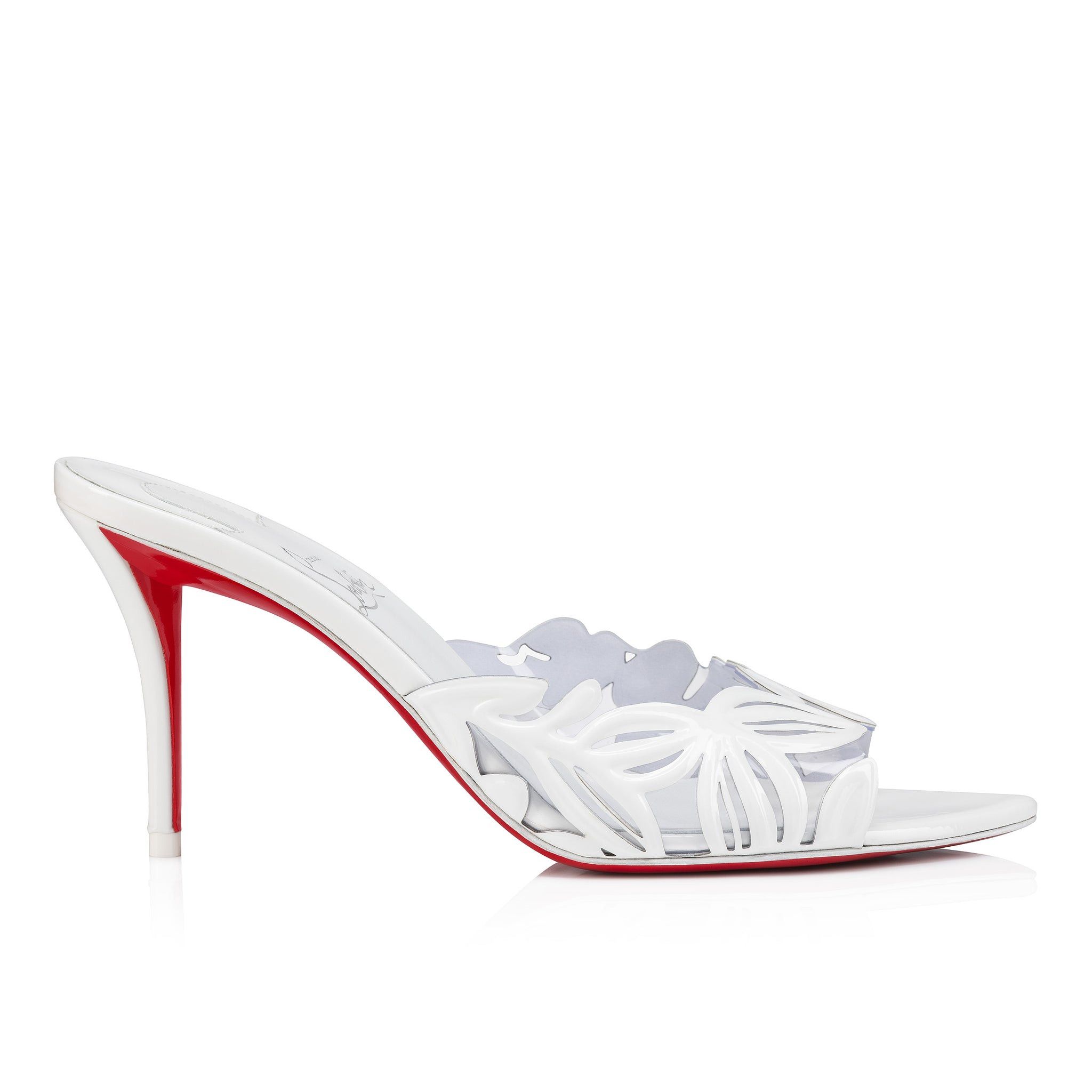 Christian Louboutin Apostropha Mule Petunia Size US 7.5 / IT 37.5 - 2 Thumbnail