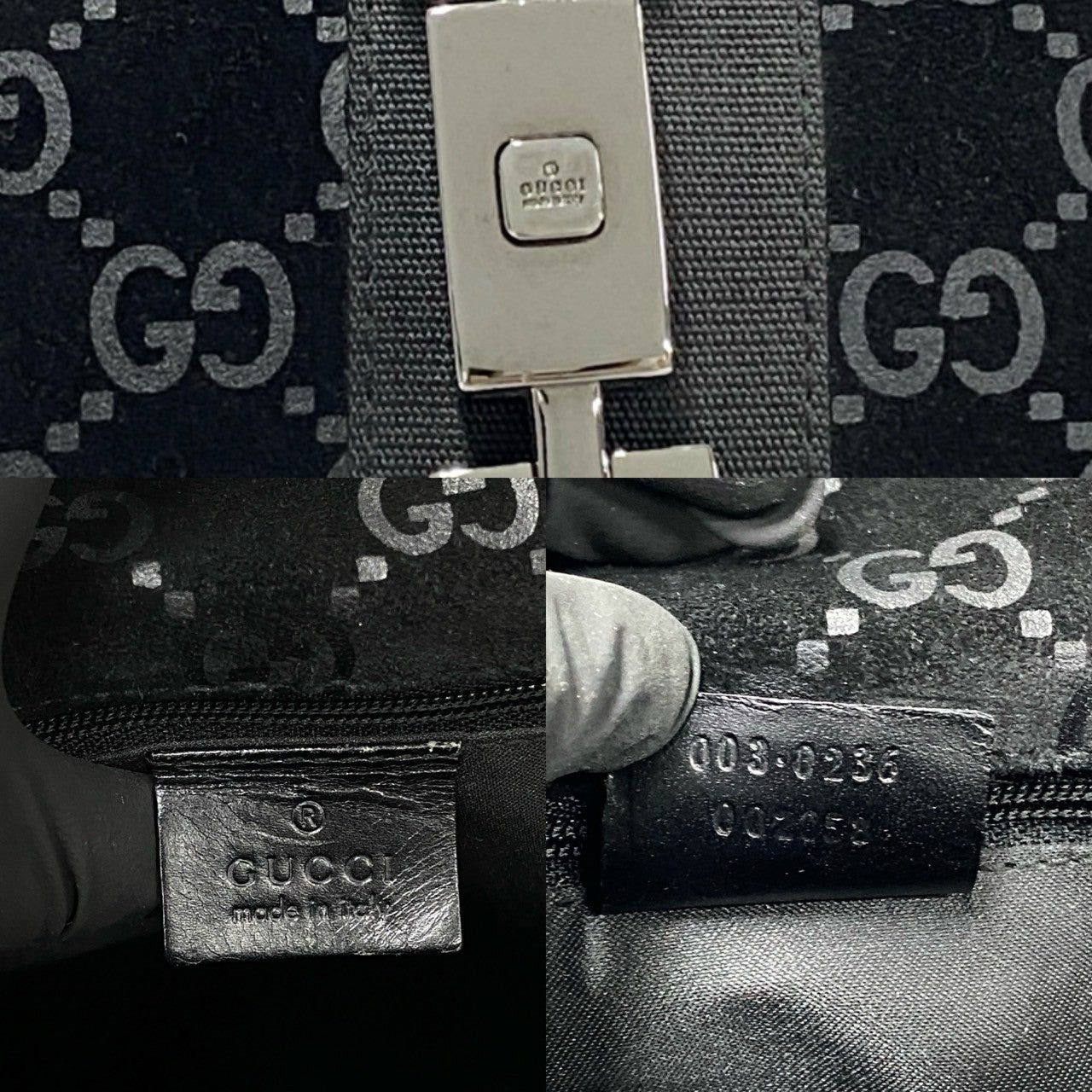 Gucci Gucci Backpack Black Leather Size ONE SIZE - 3 Thumbnail