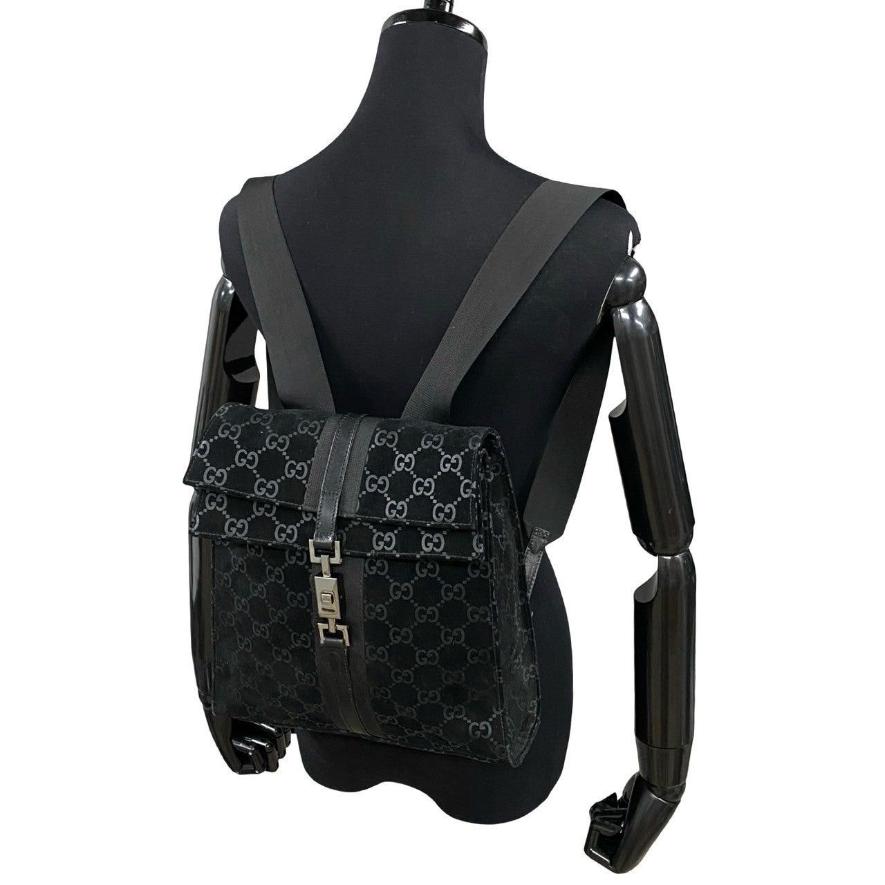 Gucci Gucci Backpack Black Leather Size ONE SIZE - 2 Thumbnail