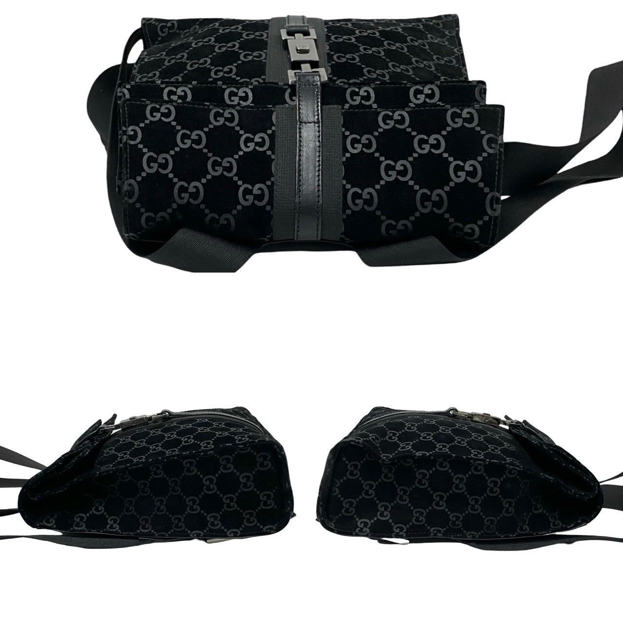 Gucci Gucci Backpack Black Leather Size ONE SIZE - 5 Thumbnail