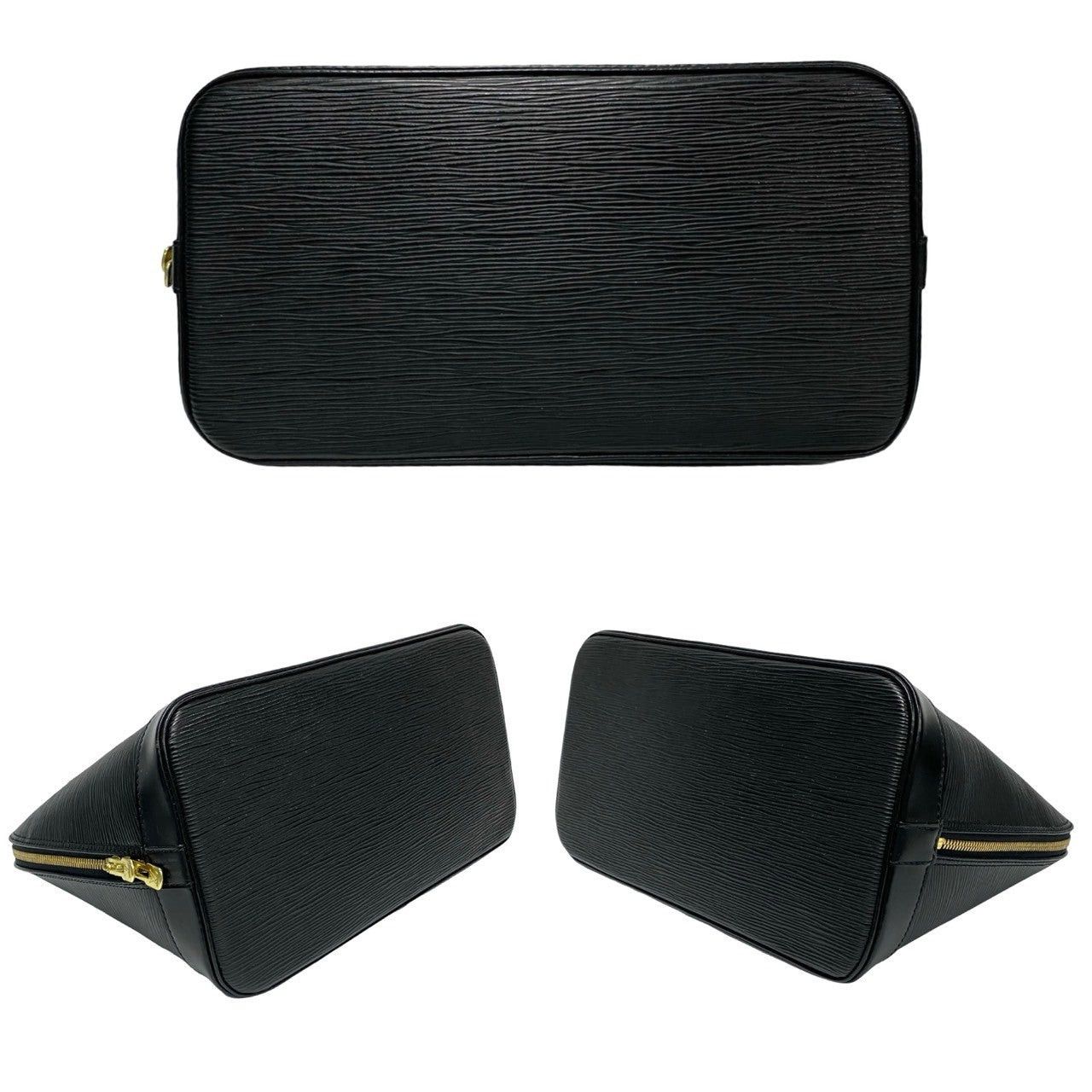 Louis Vuitton Louis Vuitton Handbag Black Leather Size ONE SIZE - 6 Thumbnail