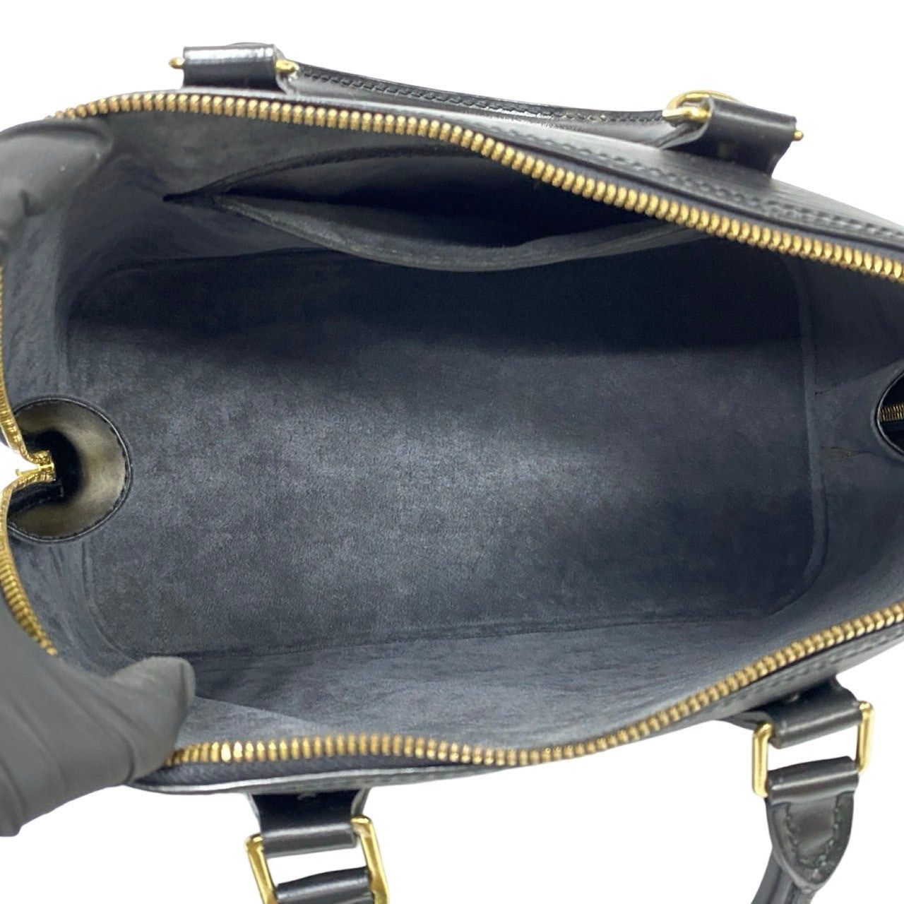 Louis Vuitton Louis Vuitton Handbag Black Leather Size ONE SIZE - 9 Thumbnail
