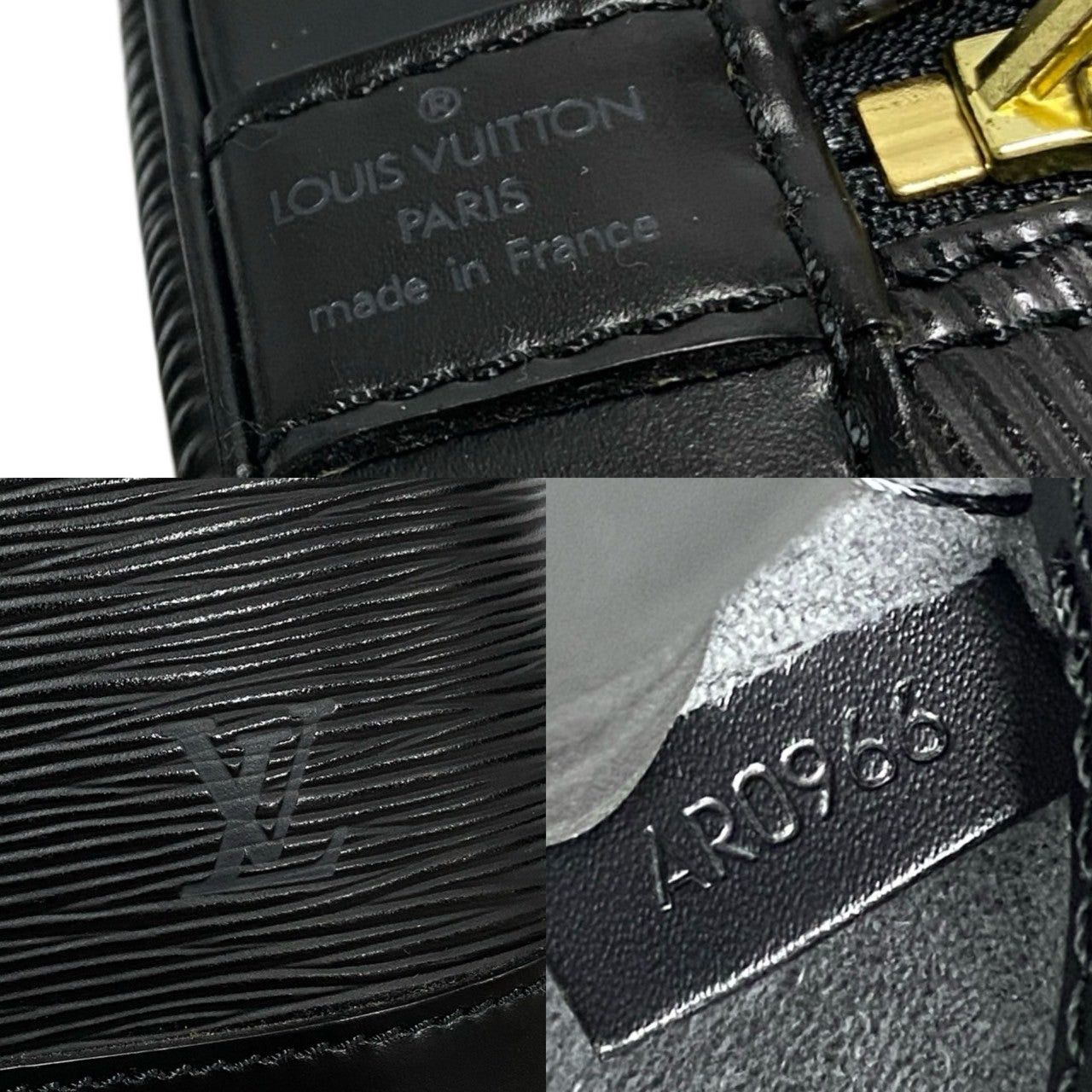 Louis Vuitton Louis Vuitton Handbag Black Leather Size ONE SIZE - 3 Thumbnail