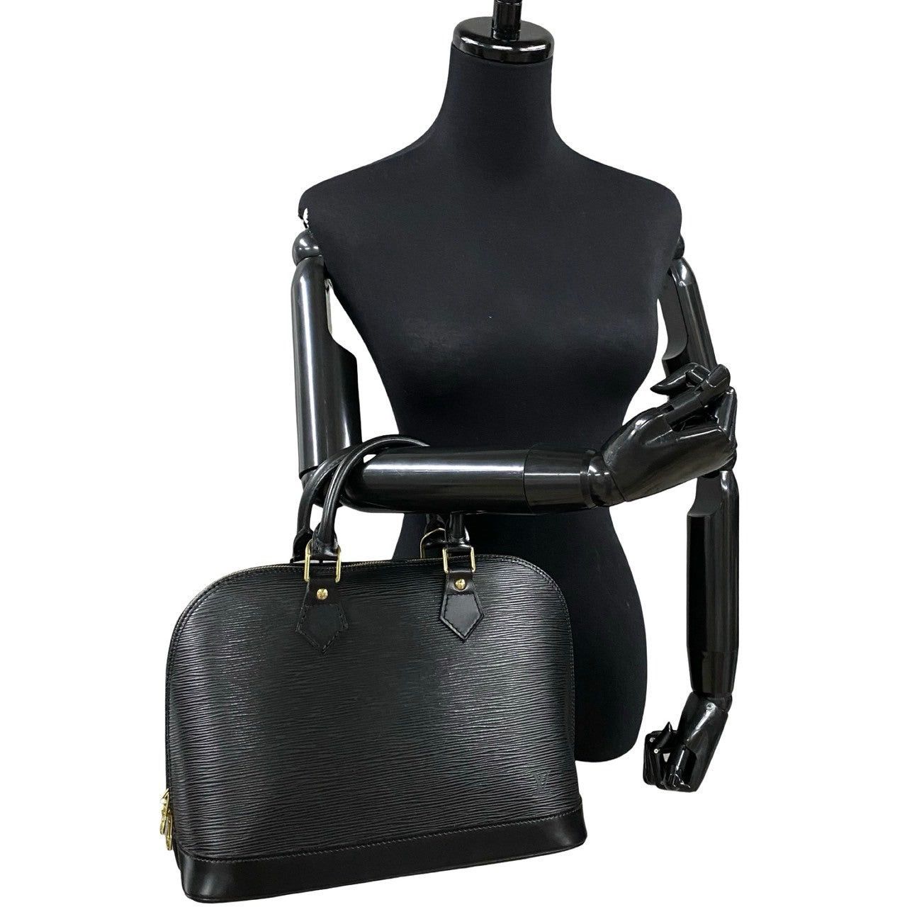 Louis Vuitton Louis Vuitton Handbag Black Leather Size ONE SIZE - 2 Thumbnail