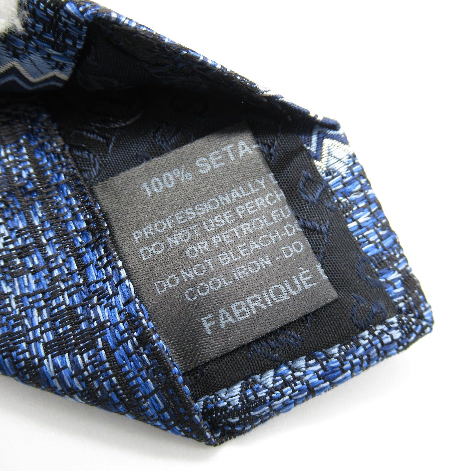 Missoni Missoni Tie Silk Blue Size ONE SIZE - 5 Thumbnail