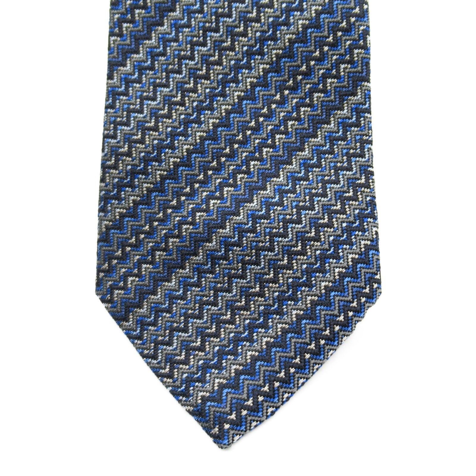 Missoni Missoni Tie Silk Blue Size ONE SIZE - 2 Thumbnail