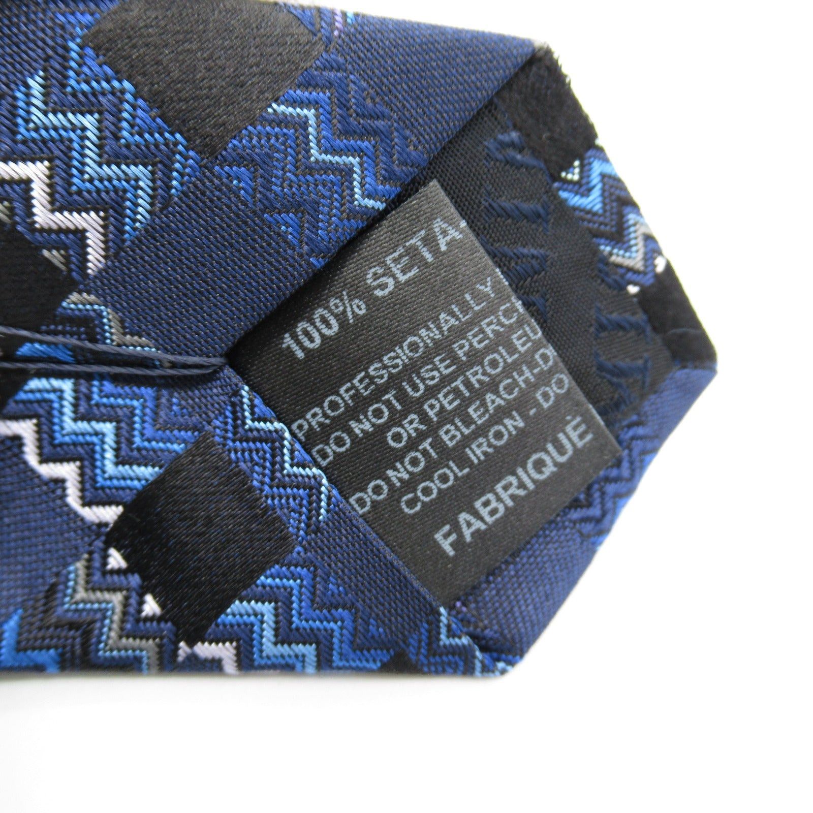Missoni Missoni Tie Silk Navy Blue Size ONE SIZE - 5 Thumbnail
