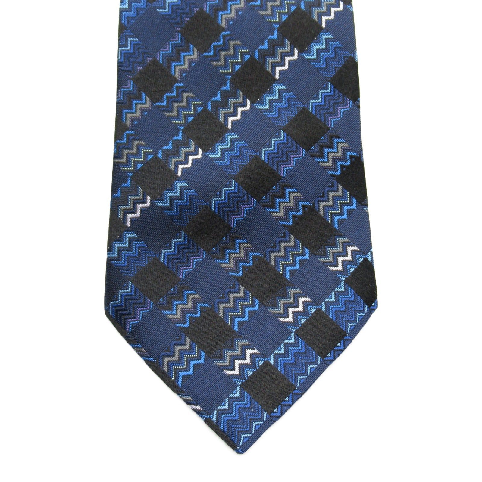Missoni Missoni Tie Silk Navy Blue Size ONE SIZE - 2 Thumbnail