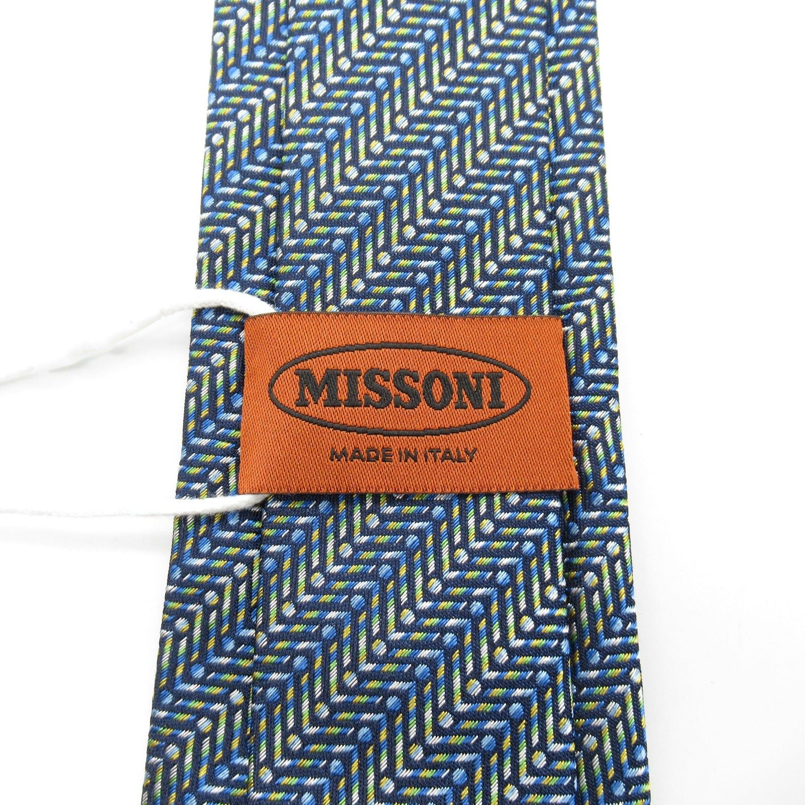 Missoni Missoni Tie Silk Blue Size ONE SIZE - 4 Thumbnail