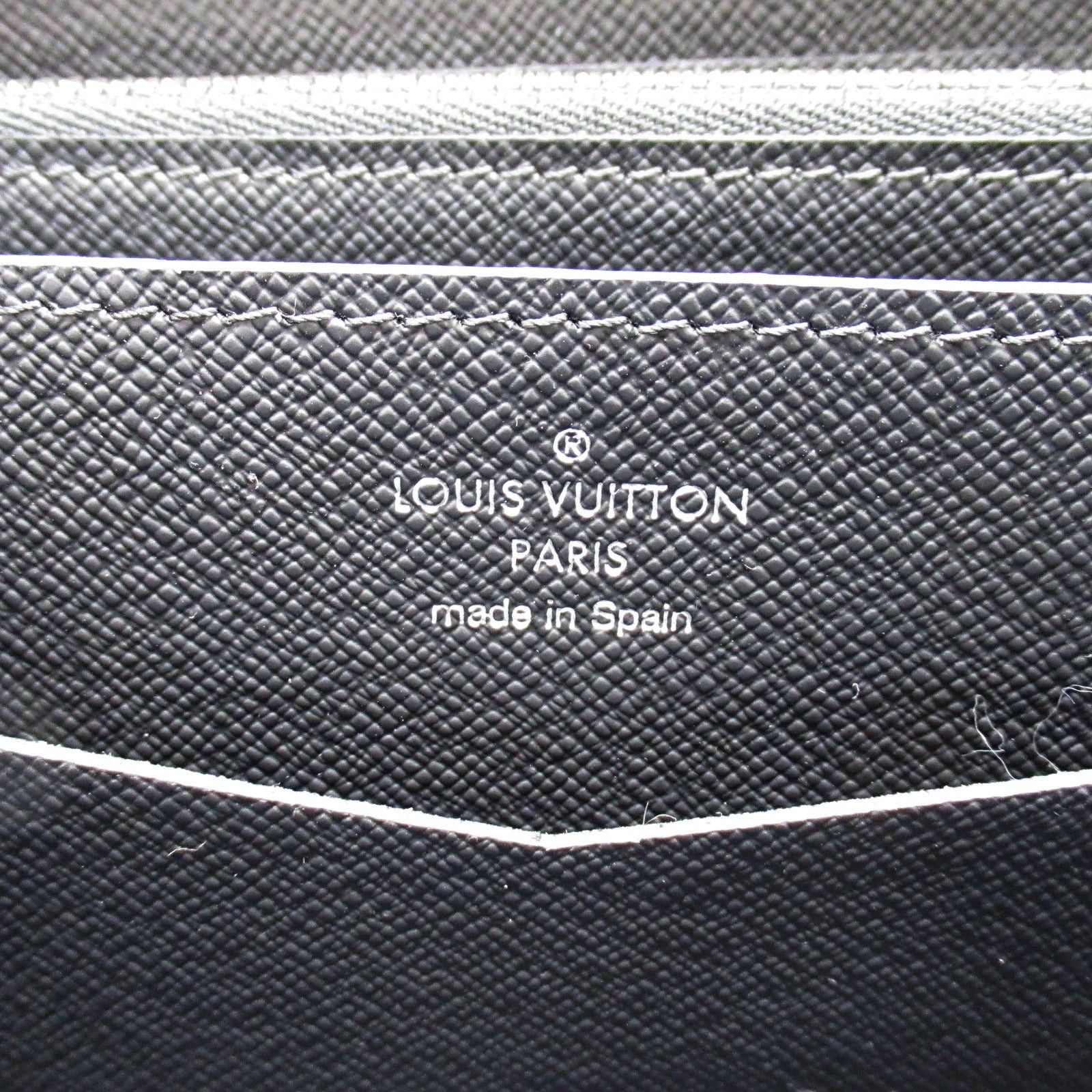 Louis Vuitton Louis Vuitton Zippy Xl Round Long Wallet Zipper Coated Canvas Monogram Eclipse Black Size ONE SIZE - 6 Thumbnail