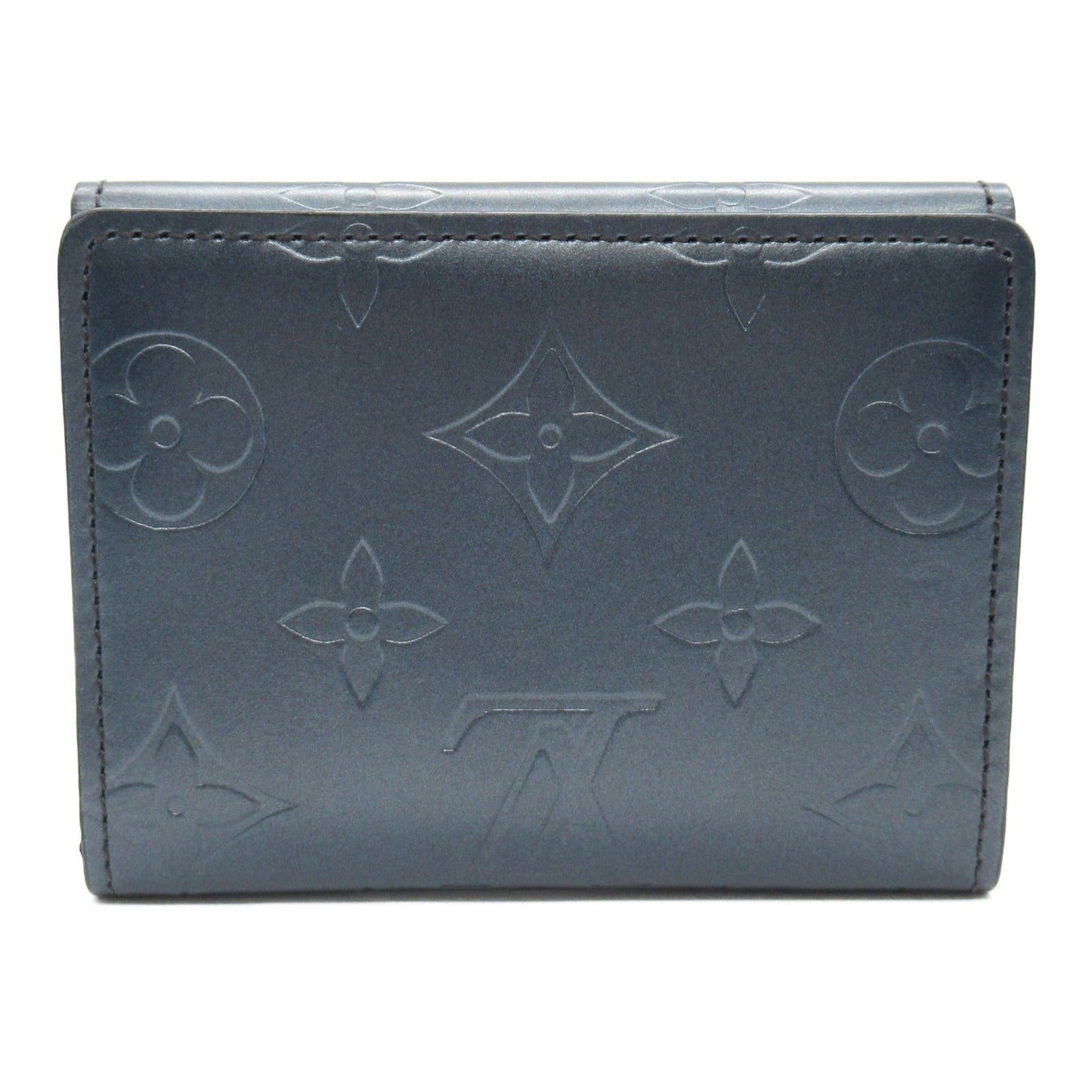 Louis Vuitton Louis Vuitton Ludlow Coin Purse Leather Monogram Matte Navy Size ONE SIZE - 2 Thumbnail