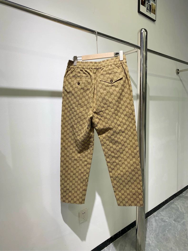 Gucci Gucci slacks double G full print tracksuit pants-zp