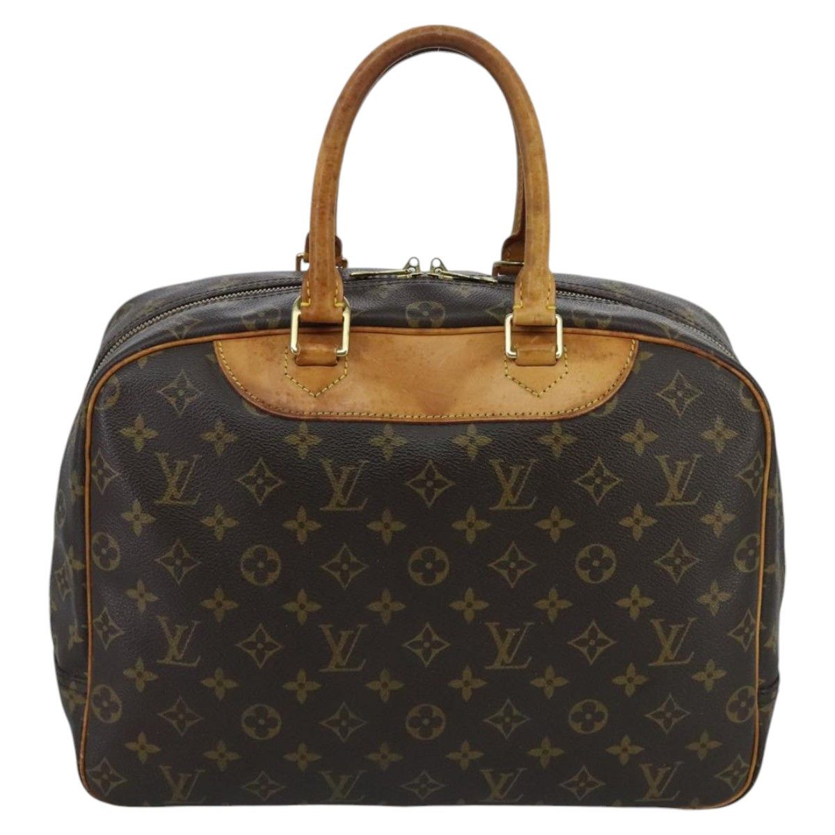 Louis Vuitton Deauville Brown Canvas Handbag (Pre-Owned) Size ONE SIZE - 3 Thumbnail
