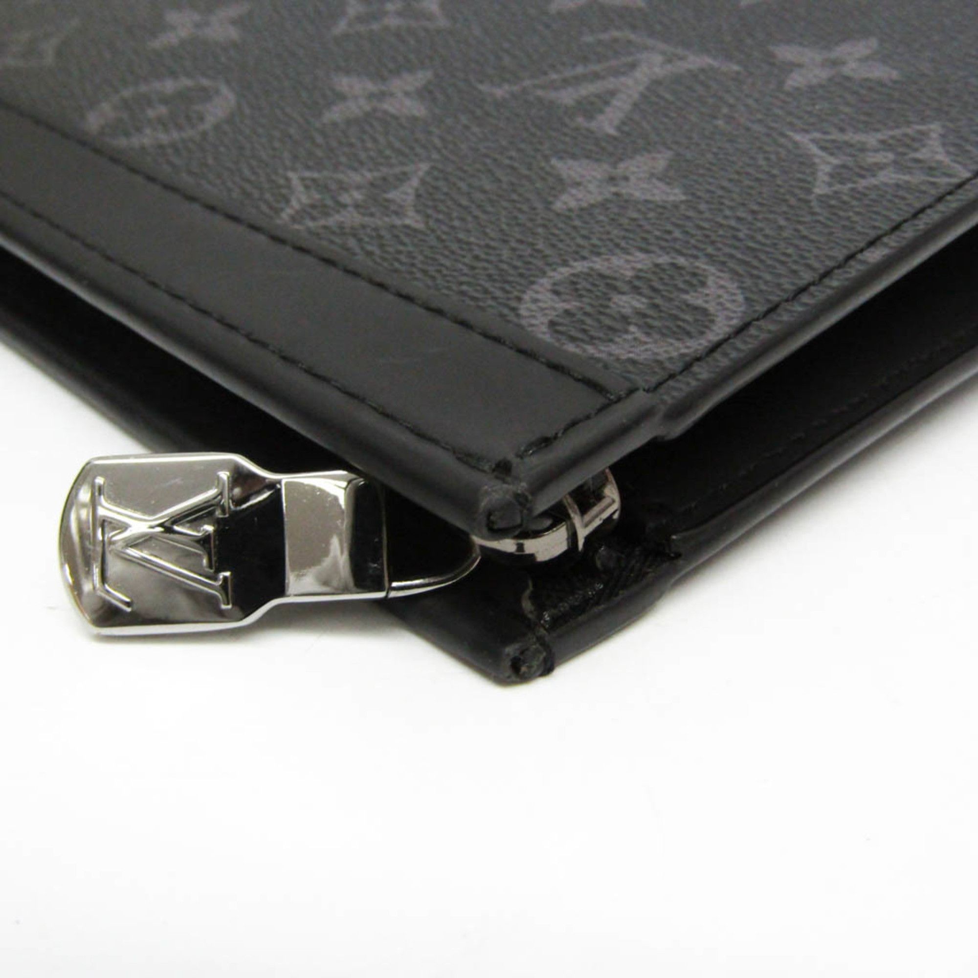 Louis Vuitton Pochette Voyage Navy Canvas Clutch Bag (Pre-Owned) Size ONE SIZE - 6 Thumbnail