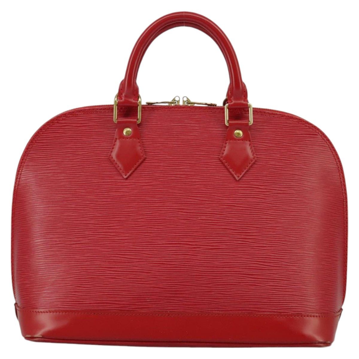 Louis Vuitton Alma Red Leather Handbag (Pre-Owned) Size ONE SIZE - 2 Thumbnail
