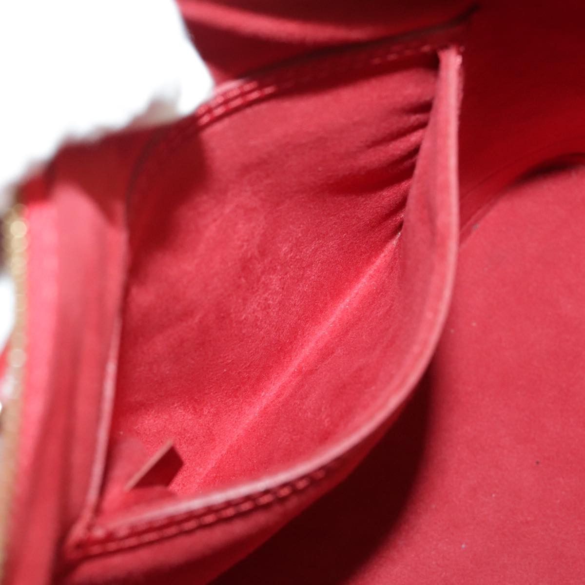 Louis Vuitton Alma Red Leather Handbag (Pre-Owned) Size ONE SIZE - 11 Thumbnail