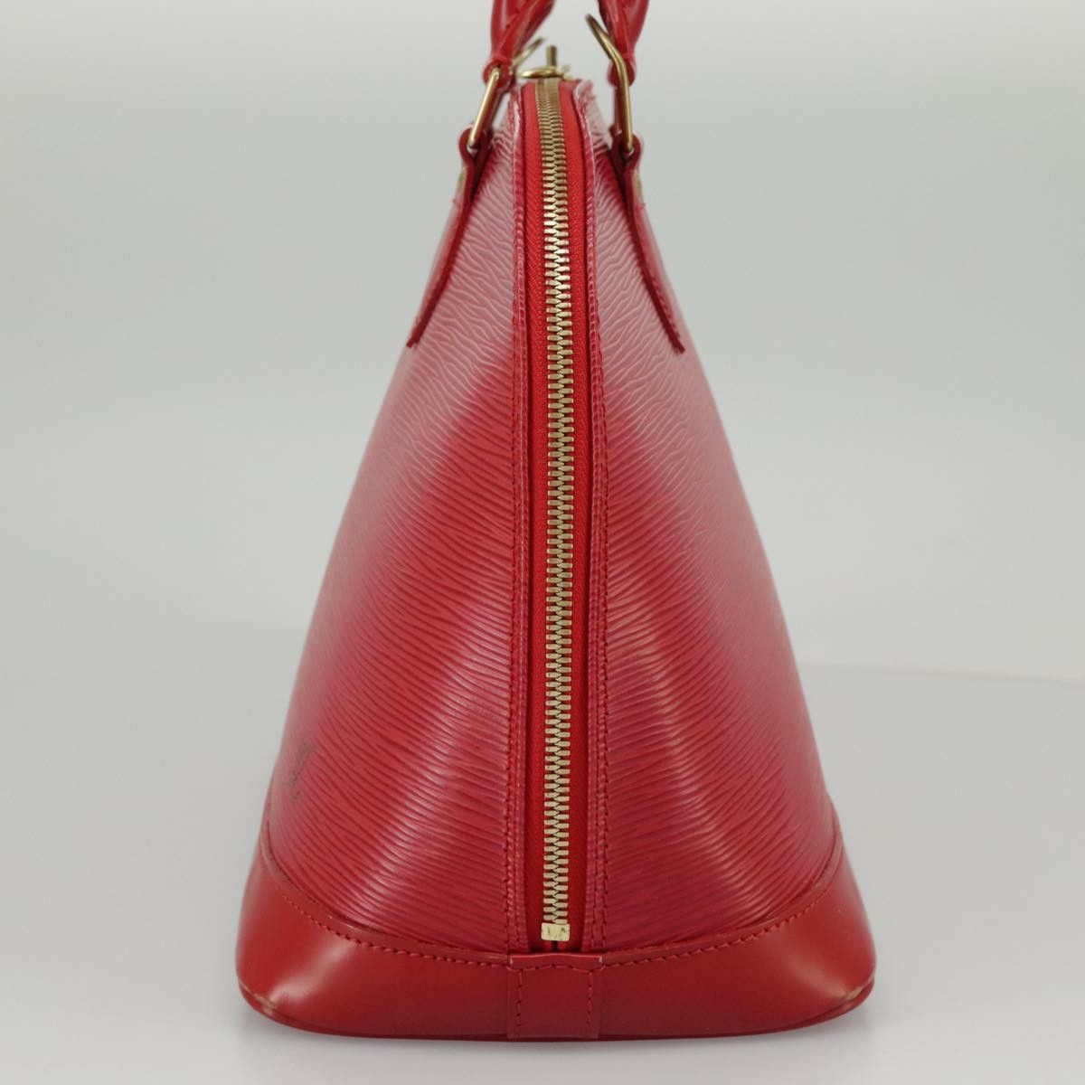 Louis Vuitton Alma Red Leather Handbag (Pre-Owned) Size ONE SIZE - 3 Thumbnail