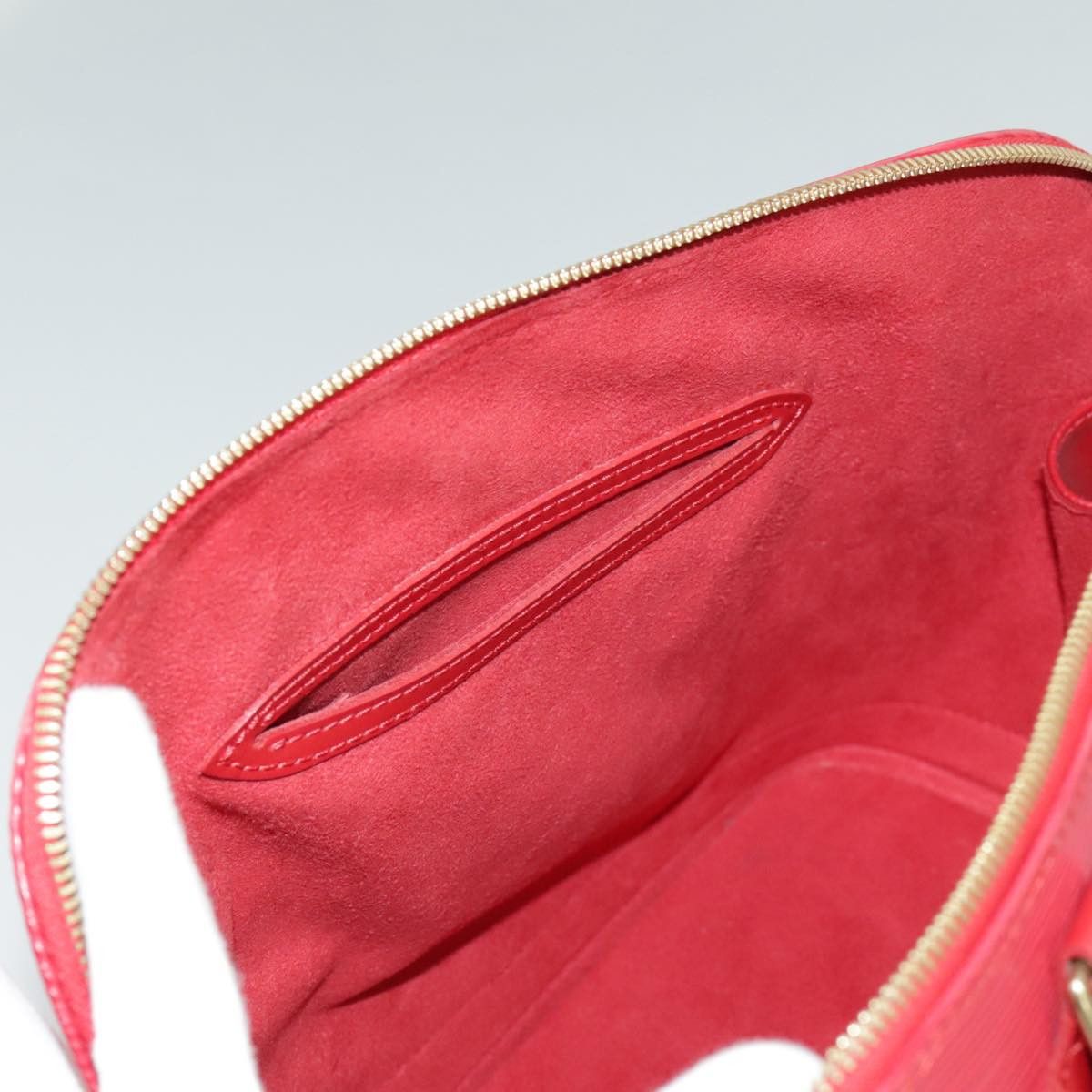 Louis Vuitton Alma Red Leather Handbag (Pre-Owned) Size ONE SIZE - 12 Thumbnail