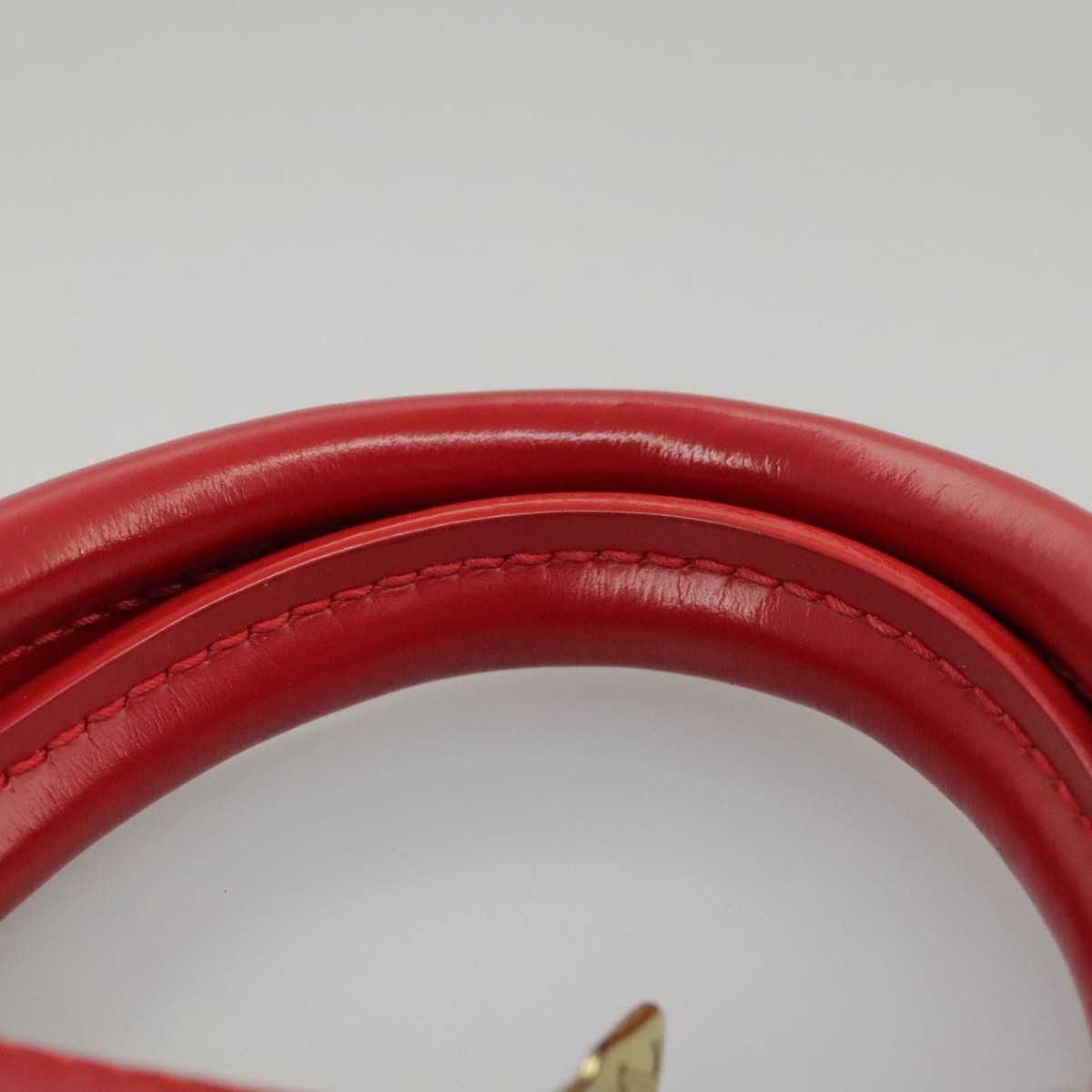 Louis Vuitton Alma Red Leather Handbag (Pre-Owned) Size ONE SIZE - 6 Thumbnail