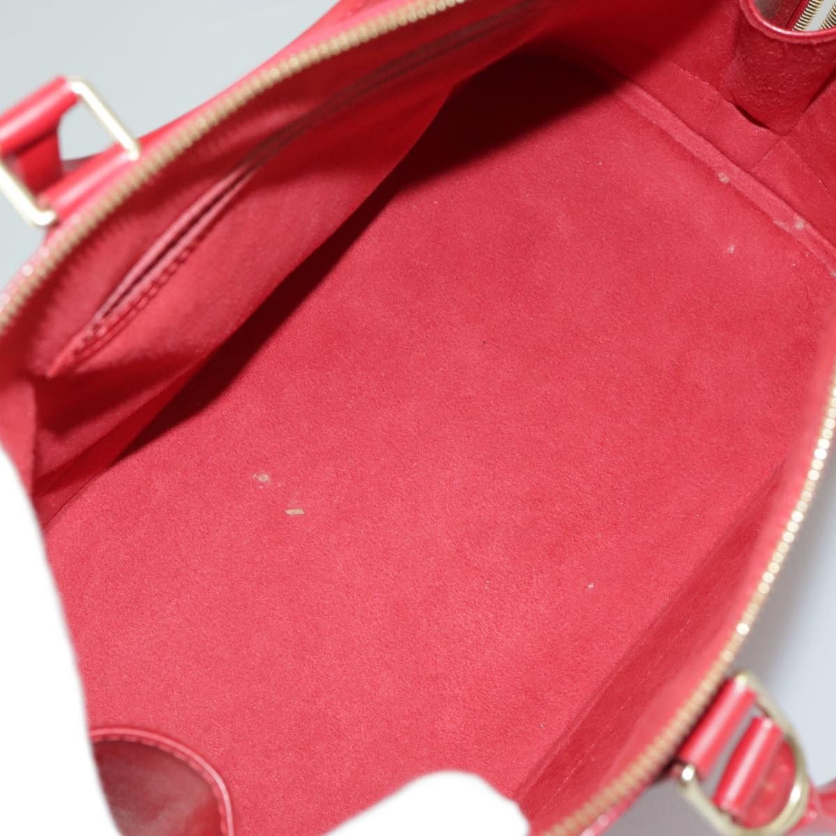 Louis Vuitton Alma Red Leather Handbag (Pre-Owned) Size ONE SIZE - 17 Thumbnail
