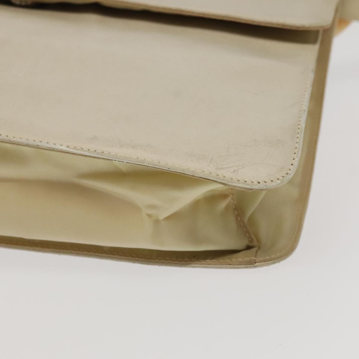 Prada Beige Leather Shoulder Bag (Pre-Owned) Size ONE SIZE - 9 Thumbnail