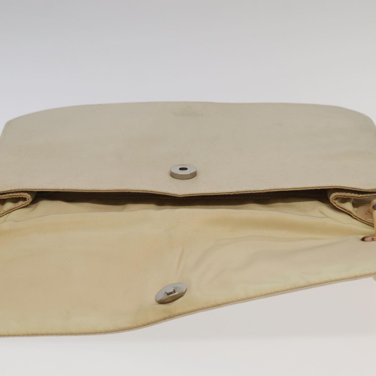 Prada Beige Leather Shoulder Bag (Pre-Owned) Size ONE SIZE - 14 Thumbnail