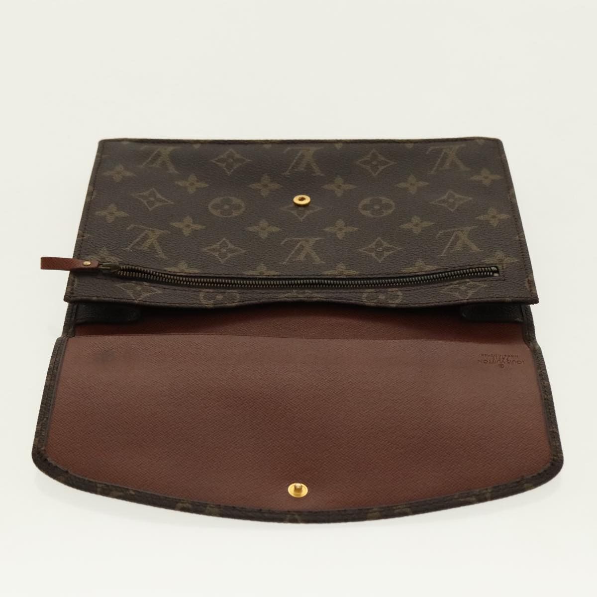 Louis Vuitton Rabat Brown Canvas Clutch Bag (Pre-Owned) Size ONE SIZE - 11 Thumbnail