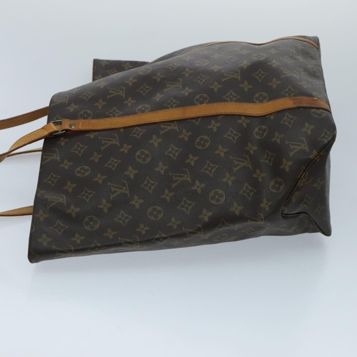 Louis Vuitton Sac Shopping Brown Canvas Tote Bag (Pre-Owned) Size ONE SIZE - 4 Thumbnail