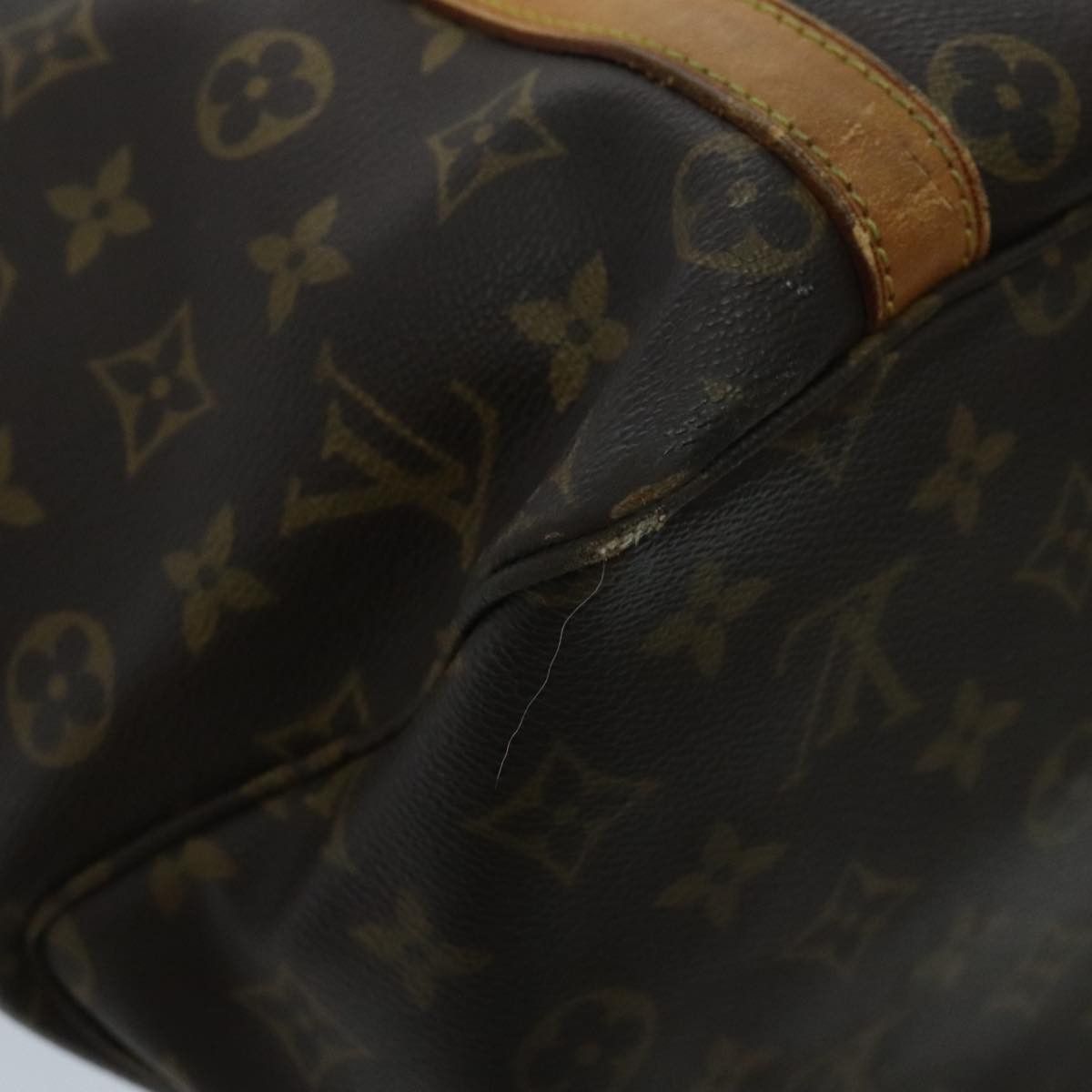 Louis Vuitton Sac Shopping Brown Canvas Tote Bag (Pre-Owned) Size ONE SIZE - 9 Thumbnail