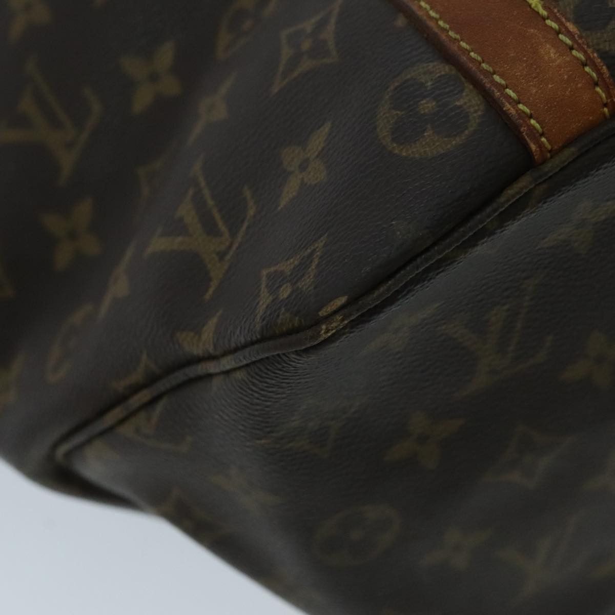 Louis Vuitton Sac Shopping Brown Canvas Tote Bag (Pre-Owned) Size ONE SIZE - 7 Thumbnail