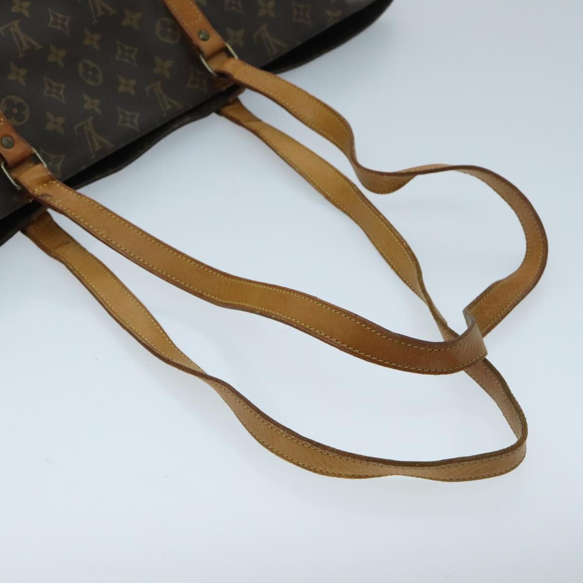 Louis Vuitton Sac Shopping Brown Canvas Tote Bag (Pre-Owned) Size ONE SIZE - 5 Thumbnail