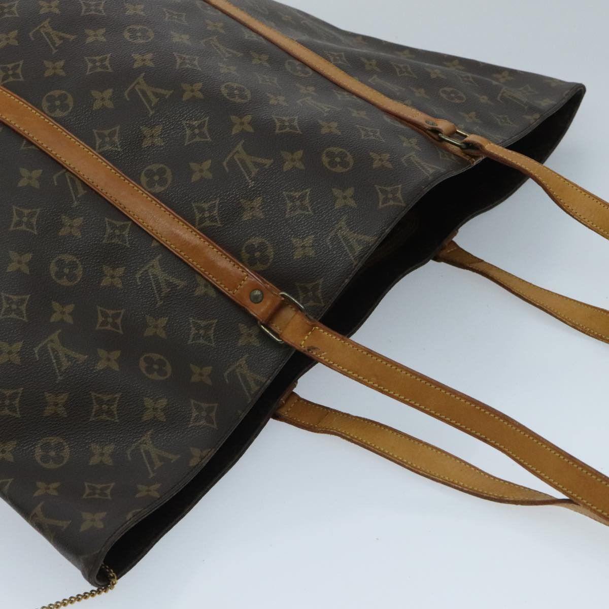 Louis Vuitton Sac Shopping Brown Canvas Tote Bag (Pre-Owned) Size ONE SIZE - 17 Thumbnail