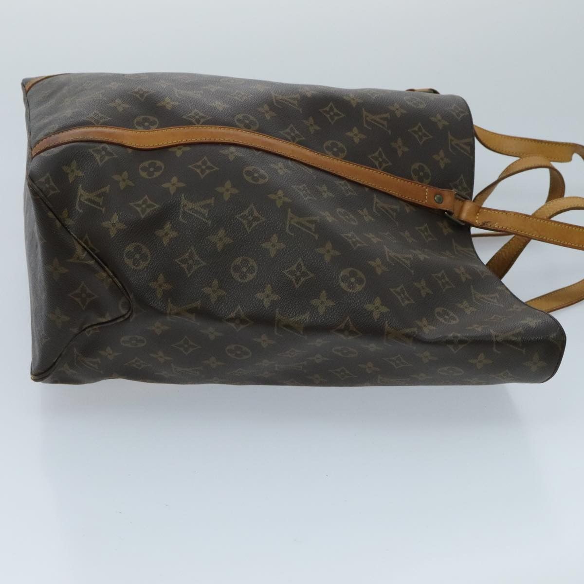 Louis Vuitton Sac Shopping Brown Canvas Tote Bag (Pre-Owned) Size ONE SIZE - 3 Thumbnail