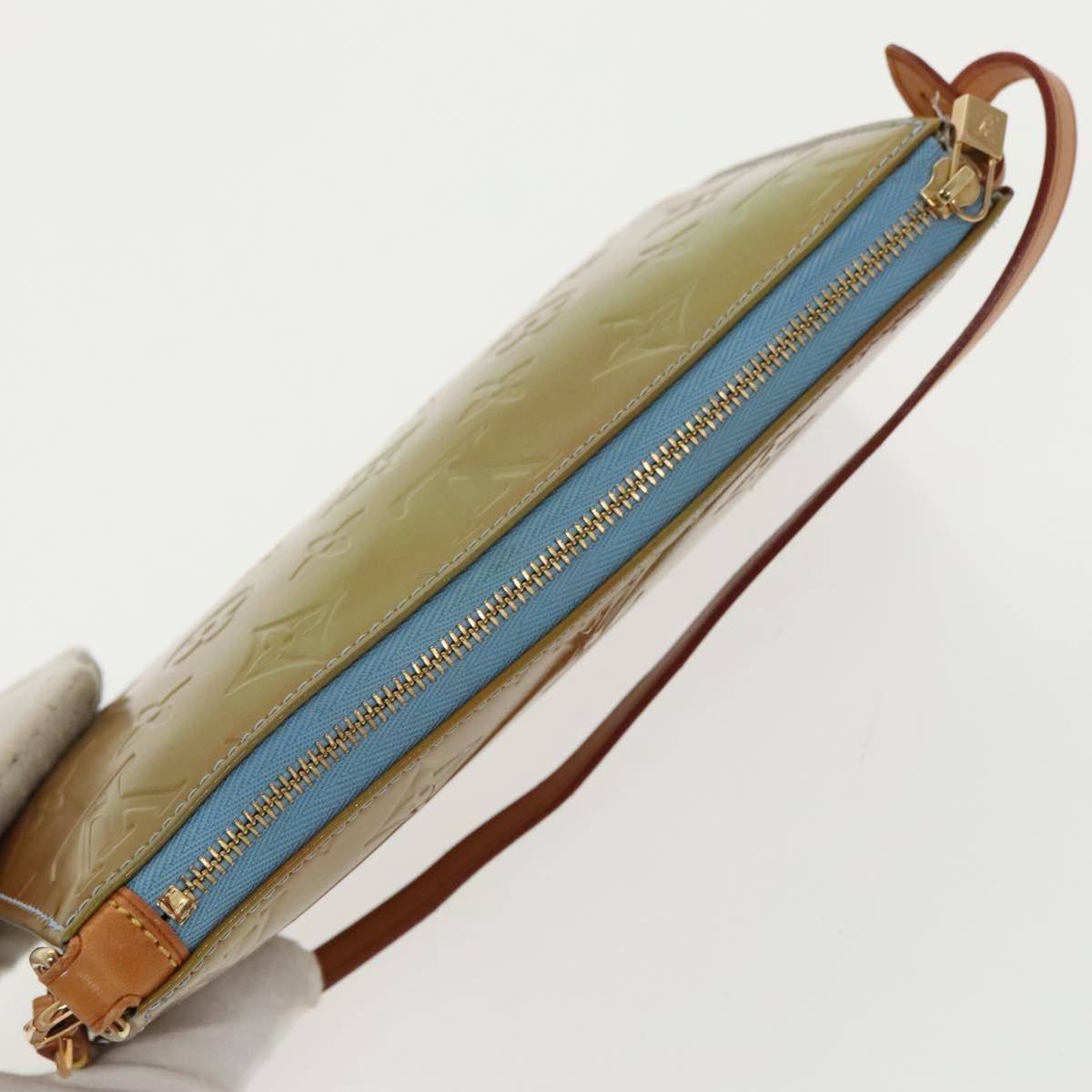 Louis Vuitton Lexington Blue Patent Leather Clutch Bag (Pre-Owned) Size ONE SIZE - 14 Thumbnail