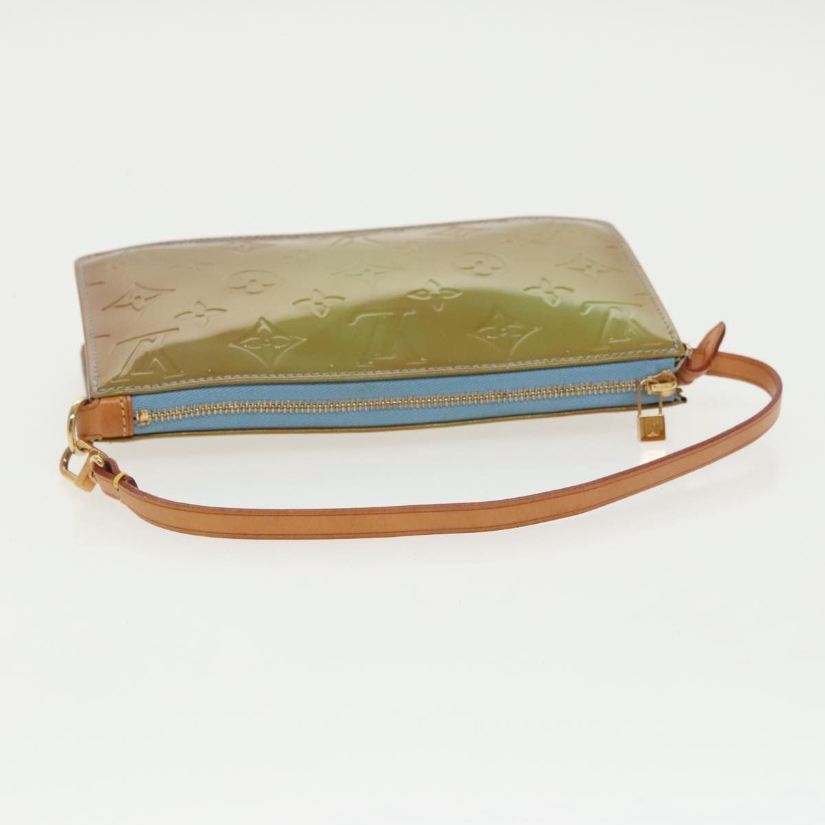 Louis Vuitton Lexington Blue Patent Leather Clutch Bag (Pre-Owned) Size ONE SIZE - 4 Thumbnail