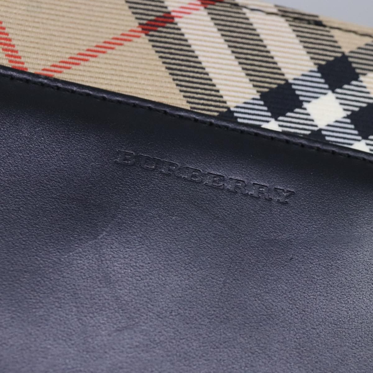 Burberry Nova Check Black Leather Handbag (Pre-Owned) Size ONE SIZE - 18 Thumbnail