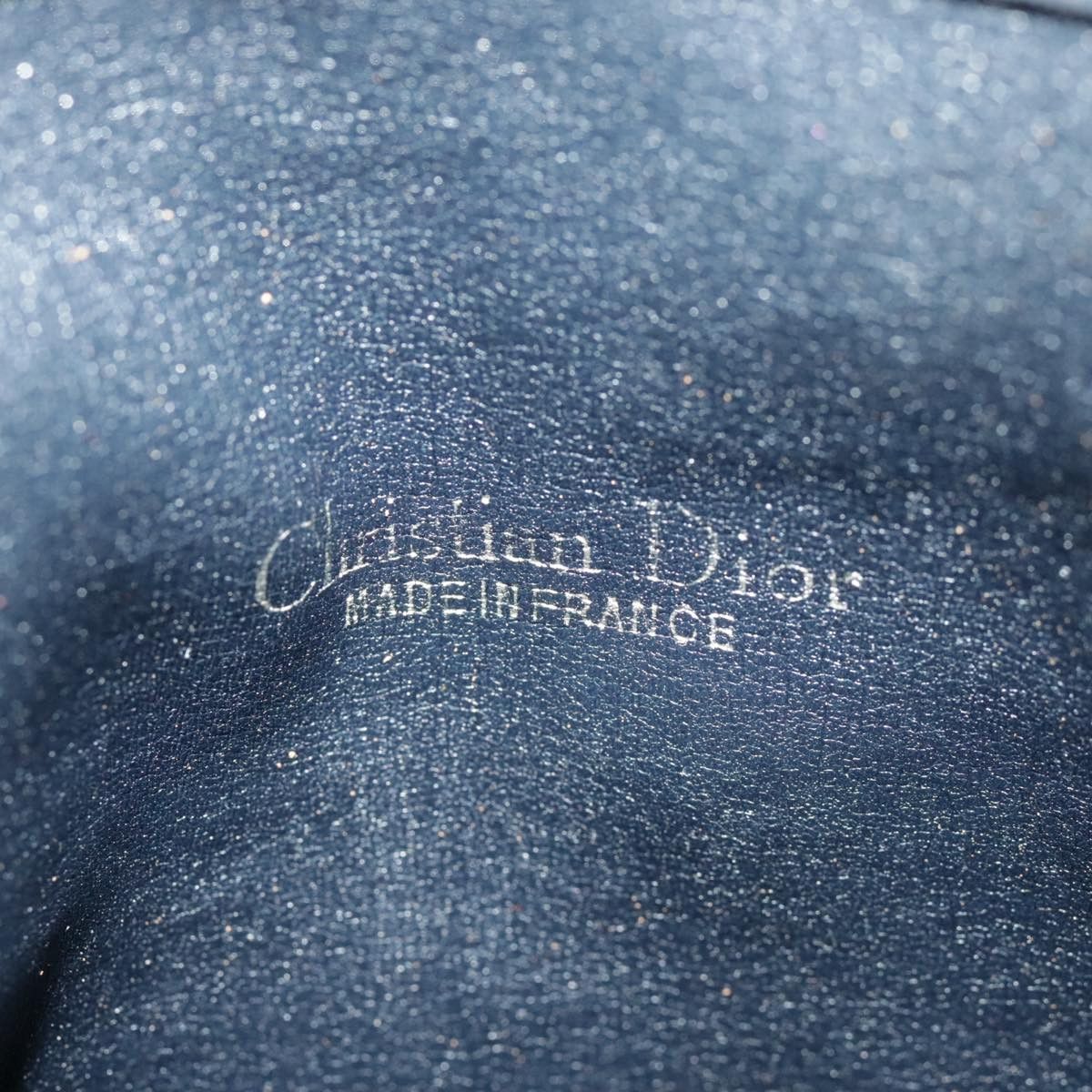 Dior Trotter Navy Canvas Shoulder Bag (Pre-Owned) Size ONE SIZE - 9 Thumbnail