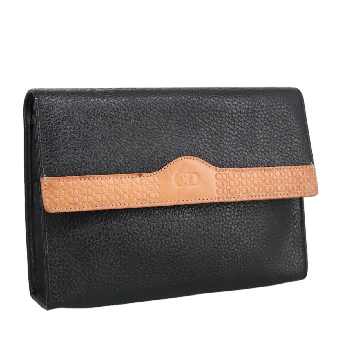 Dior Cd Black Leather Clutch Bag (Pre-Owned) Size ONE SIZE - 14 Thumbnail