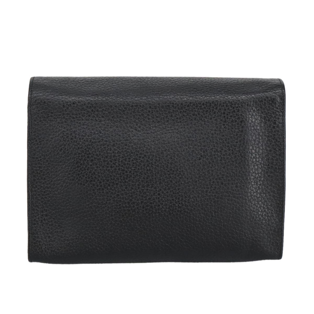 Dior Cd Black Leather Clutch Bag (Pre-Owned) Size ONE SIZE - 2 Thumbnail