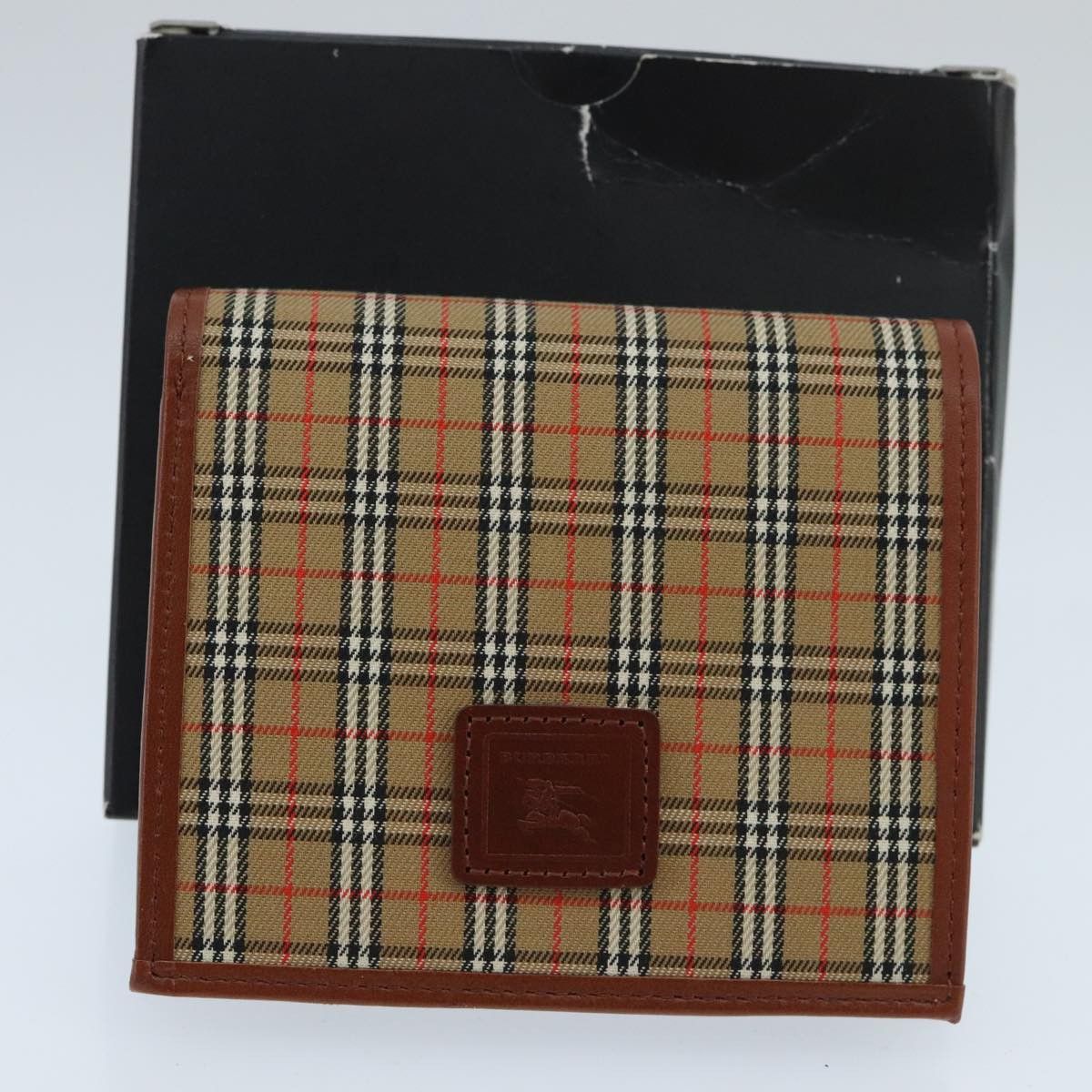 Burberry House Check Beige Canvas Wallet (Pre-Owned) Size ONE SIZE - 16 Thumbnail