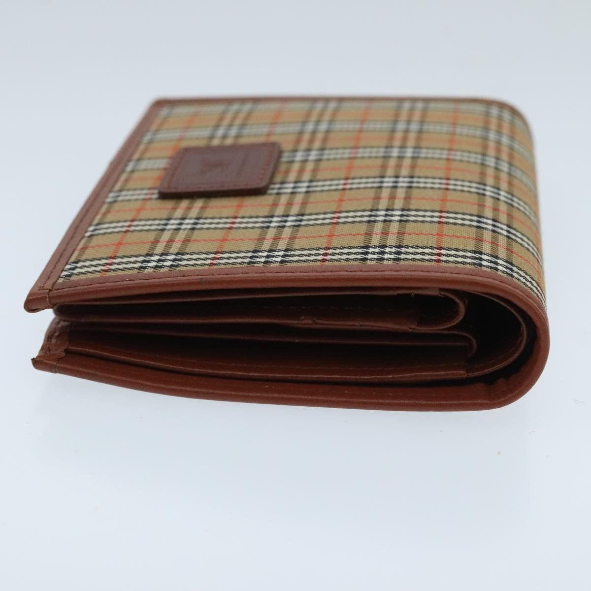 Burberry House Check Beige Canvas Wallet (Pre-Owned) Size ONE SIZE - 4 Thumbnail