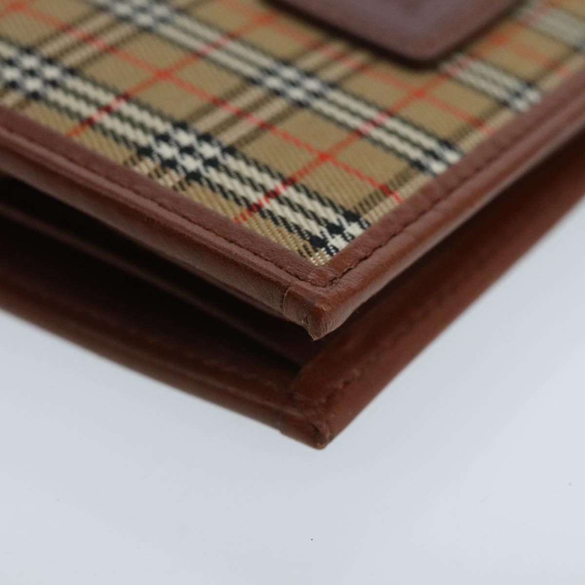 Burberry House Check Beige Canvas Wallet (Pre-Owned) Size ONE SIZE - 11 Thumbnail