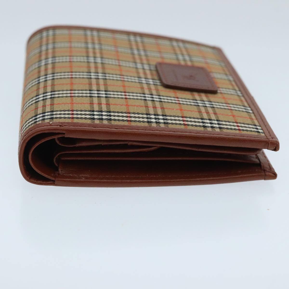 Burberry House Check Beige Canvas Wallet (Pre-Owned) Size ONE SIZE - 6 Thumbnail