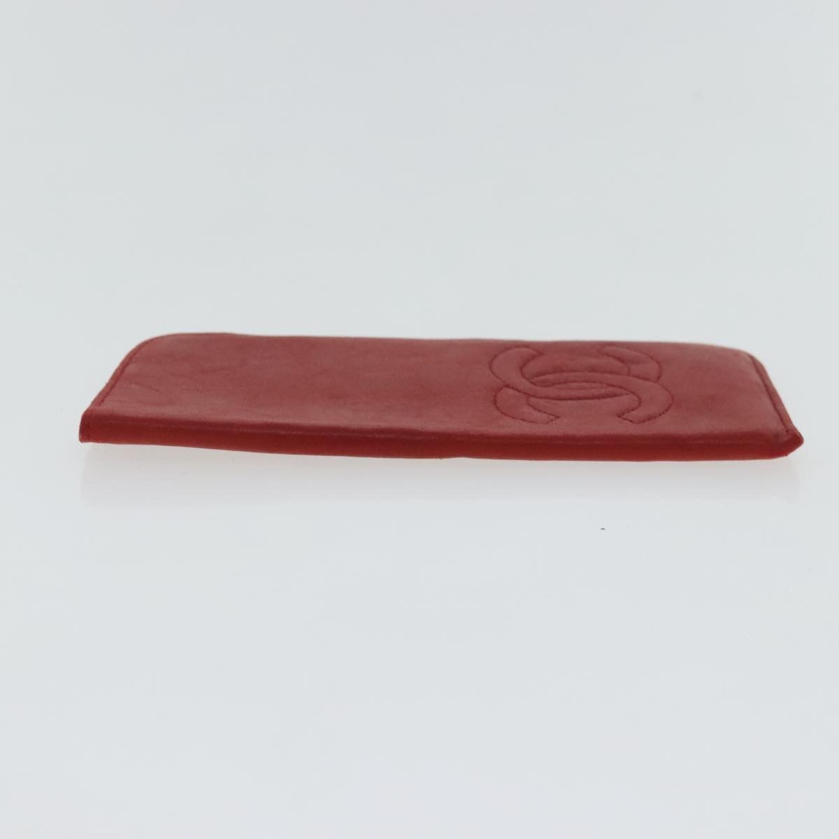 Chanel Red Leather Wallet (Pre-Owned) Size ONE SIZE - 13 Thumbnail