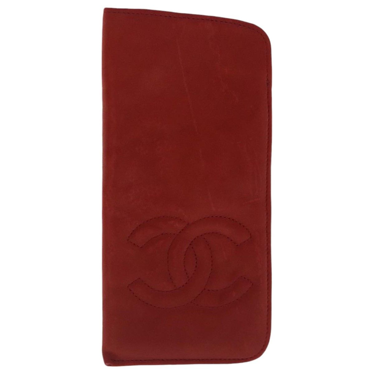Chanel Red Leather Wallet (Pre-Owned) Size ONE SIZE - 16 Thumbnail