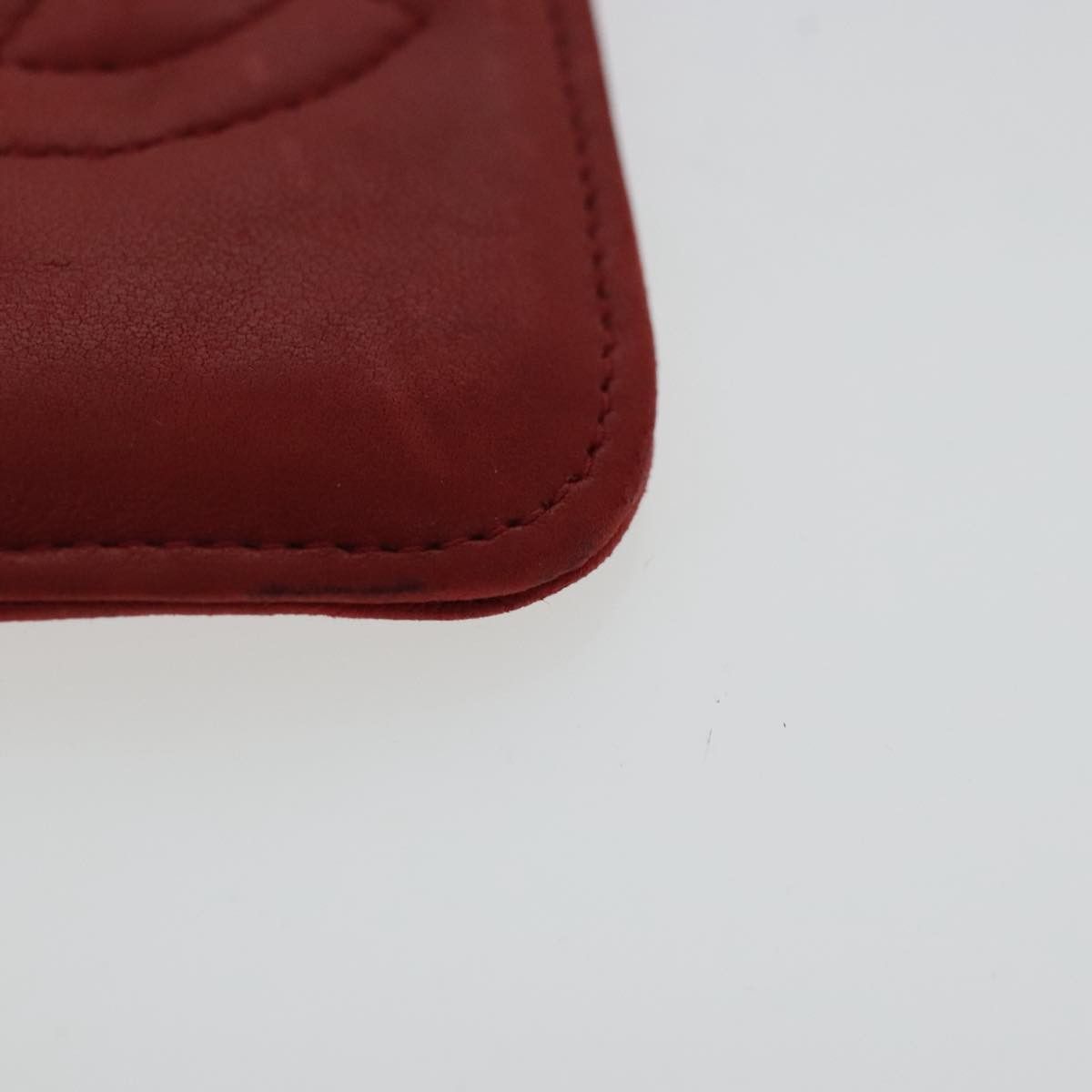 Chanel Red Leather Wallet (Pre-Owned) Size ONE SIZE - 5 Thumbnail